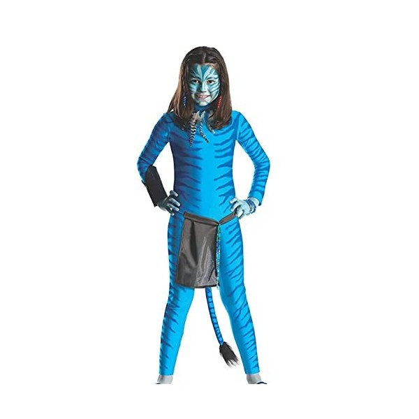 qingfeitai Avatar2 cosplay, combinaison film pour enfants et adultes, jeu rôle, combinaison bleue, pour garçons, filles, enfa