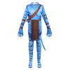 qingfeitai Avatar2 cosplay, combinaison film pour enfants et adultes, jeu rôle, combinaison bleue, pour garçons, filles, enfa