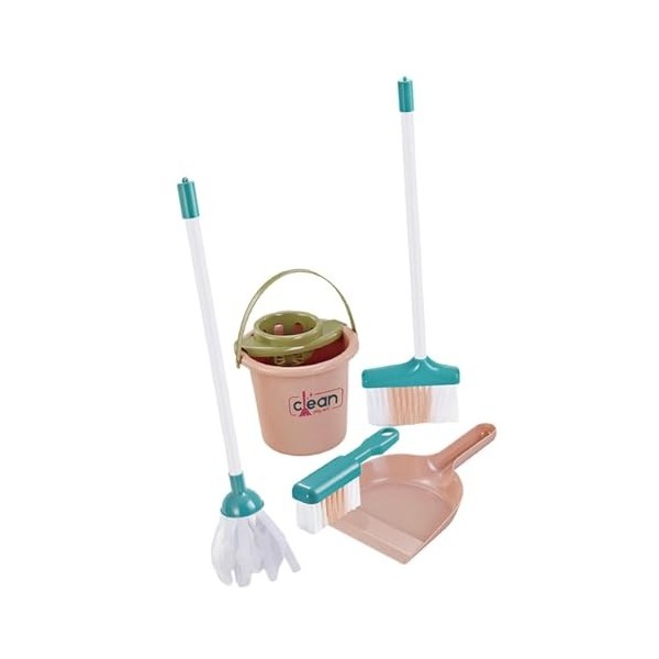 Amagogo Ensemble de Jeu de Nettoyage pour Enfants, Jouet de Simulation, Outils de ménage durables, Jouet de Nettoyage pour ga