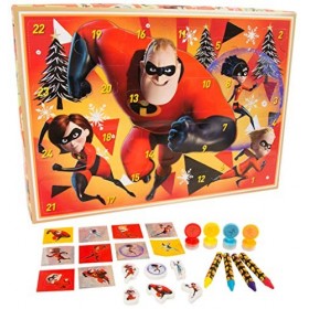 Les Indestructibles 2 Calendrier de l’Avent Disney pour Enfants Calendriers Noël Jouet Enfant Autocollants Crayons Cachets