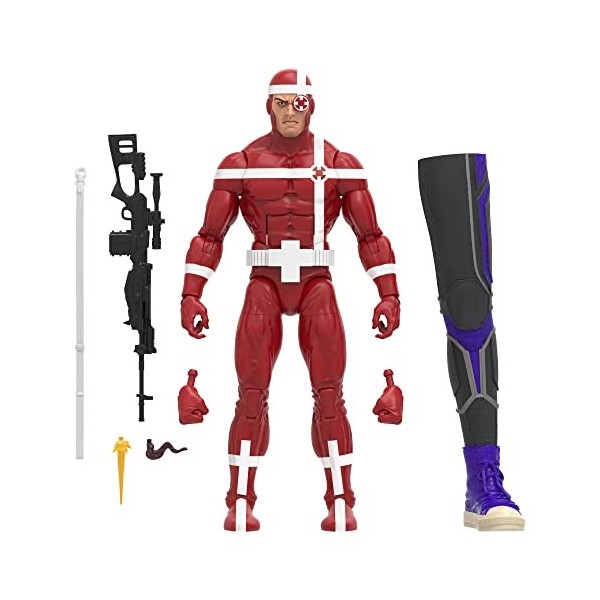 Marvel Hasbro Legends Series, Figurine articulée de Collection Marvel’s Crossfire de 15 cm des Bandes dessinées