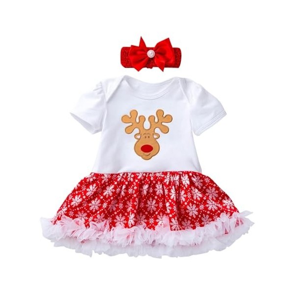 Xiaojiu Deguisement Citrouille Enfant Deguisement Pere Noel Bebe Fille Deguisement Fee Fille,Carnaval Enfant Robe De Noël Fil