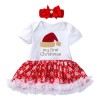 Xiaojiu Deguisement Citrouille Enfant Deguisement Pere Noel Bebe Fille Deguisement Fee Fille,Carnaval Enfant Robe De Noël Fil
