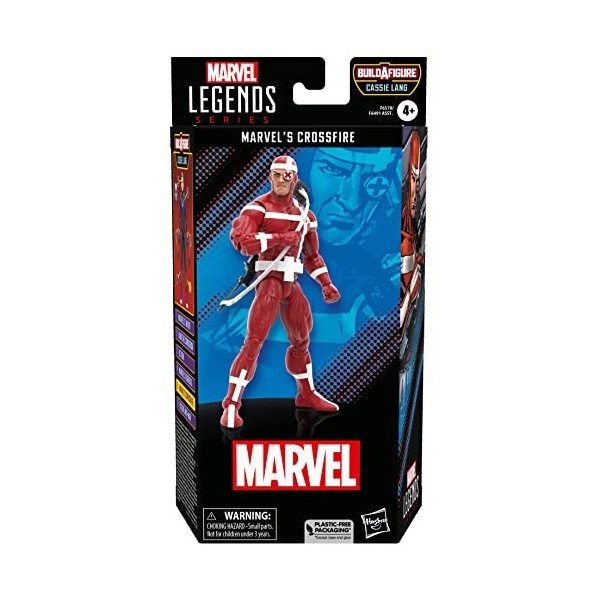 Marvel Hasbro Legends Series, Figurine articulée de Collection Marvel’s Crossfire de 15 cm des Bandes dessinées