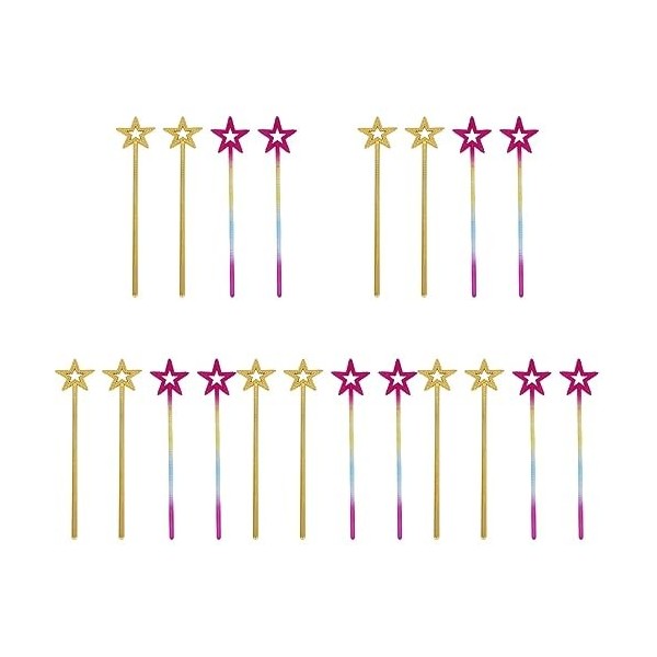 Toyvian 16 Pièces Pentagramme Fée Vêtements De Bébé Tenues De Jeu De Rôle Vêtements Enfants Baby Showers Décorations De Fête 