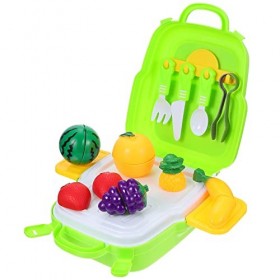 TOYANDONA 1 Jeu de Jouets Coupe Semblant Fruits Alimentaires Enfants de Playset Légumes Jouets Éducatifs pour Enfants Simulat