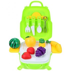 TOYANDONA 1 Jeu de Jouets Coupe Semblant Fruits Alimentaires Enfants de Playset Légumes Jouets Éducatifs pour Enfants Simulat
