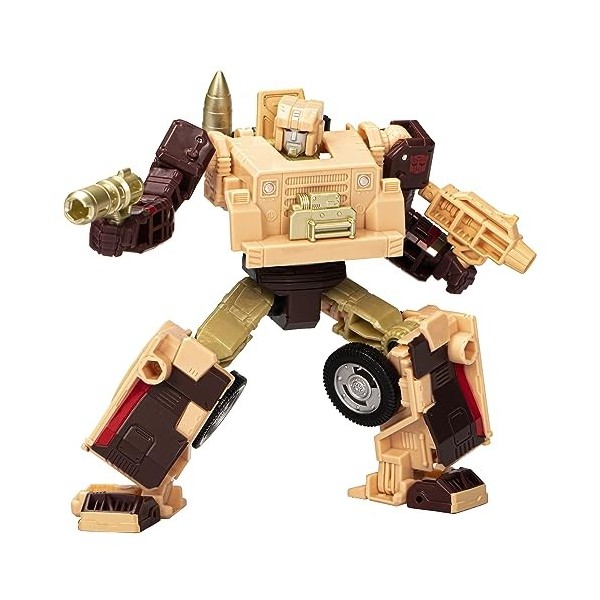 Transformers Generations Legacy Evolution, Figurine Detritus Classe Deluxe de 14 cm, pour Filles et garçons, à partir de 8 An