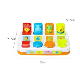 Milageto Jouets dapprentissage des Animaux, Ensemble de Jeu pour Enfants, Aides pédagogiques, pour bébés garçons et Enfants