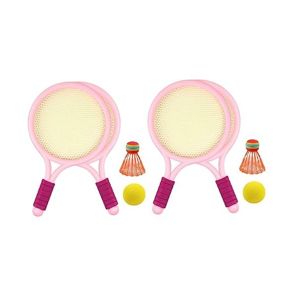 Toddmomy 2 Jeux De Raquette Ensembles De Jeu en Plein Air pour Enfants Raquette De Tennis Ensemble De Jouets De Plage Enfants