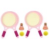 Toddmomy 2 Jeux De Raquette Ensembles De Jeu en Plein Air pour Enfants Raquette De Tennis Ensemble De Jouets De Plage Enfants