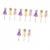 Toyvian 12 Pcs Jouet De Canne À Pompon Jouets Flash Fille Jouets Star Wand Jouets Pour Les Filles Princesse Jeu De Rôle Costu