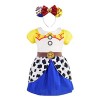 Lito Angels Deguisement Robe Enfant Fille, Anniversaire Fete Carnaval Cowgirl Costume Vetement Ete, Taille 3-6 mois étiquett