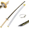 76/104 Cm Épée De Samouraï en Bois Katana Épée en Demon Slayer Halloween Accessoires De Cosplay Armes, Cadeaux danniversaire