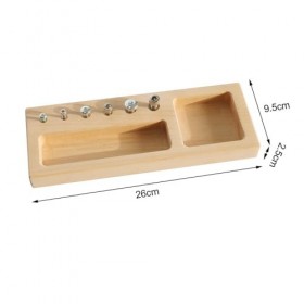 perfk Jeu de Tournevis pour Enfants, Planches occupées, Jeu de boulons à vis, Jouet de développement, Planche à vis en Bois p