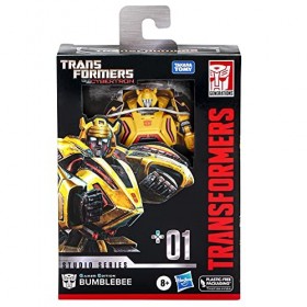 Transformers Generations Studio Series, Figurine 01&nbsp;Gamer Edition Bumblebee Classe Deluxe de 11&nbsp;cm, Transformers: War for Cyb
