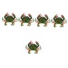 Toyvian 3Pcs Playset Modèle De Crabe De Simulation Mariposas Decorativas Para Pared Mini Jouets Ensembles De Jeux pour Enfant