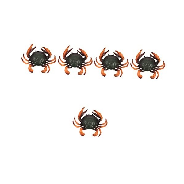 Toyvian 3Pcs Playset Modèle De Crabe De Simulation Mariposas Decorativas Para Pared Mini Jouets Ensembles De Jeux pour Enfant