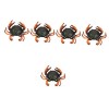 Toyvian 3Pcs Playset Modèle De Crabe De Simulation Mariposas Decorativas Para Pared Mini Jouets Ensembles De Jeux pour Enfant