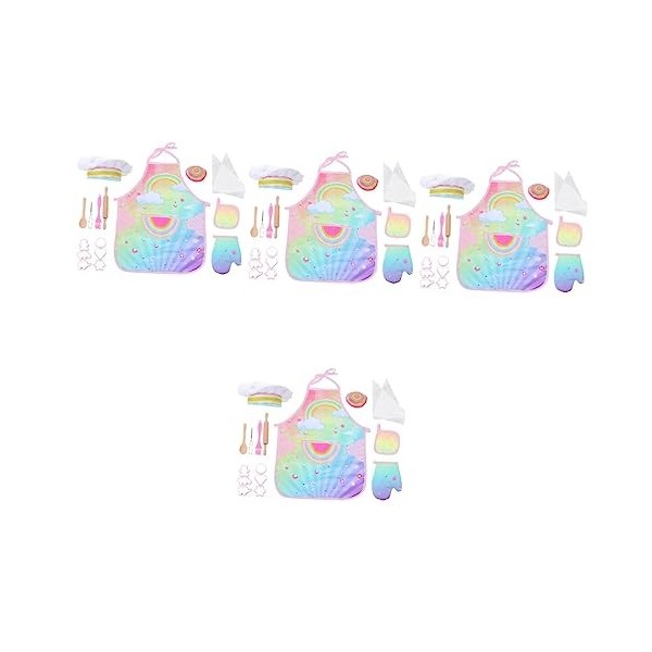 Toyvian 1 Ensemble DOutils De Cuisson Costume DEnfant Jouet De Puzzle Tablier Pour Tout-Petits Costume De Chef Jouet Cuisso