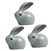 Toyvian 3 Pcs Thé Ornement De Lapin De Compagnie Jouets De Voiture pour Enfants Ensemble De Jeu Extérieur pour Enfants Jouets