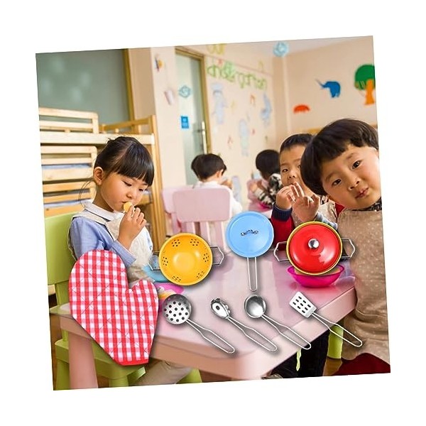 Didiseaon 1 Batterie De Cuisine pour Enfants Ensembles De Jeu pour Enfants Ustensiles De Cuisine Jouets pour Enfants Mini Jou