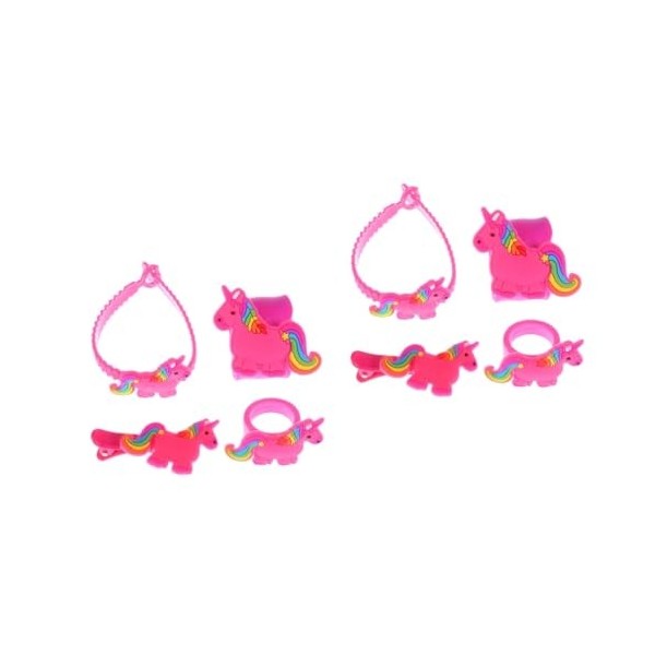 ibasenice 12 Pièces Bracelets À Claquettes Licorne Jouets De Licorne DAnniversaire Élastique De Licorne Décoration De Fête D