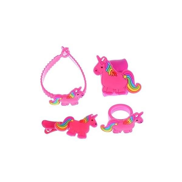 ibasenice 12 Pièces Bracelets À Claquettes Licorne Jouets De Licorne DAnniversaire Élastique De Licorne Décoration De Fête D