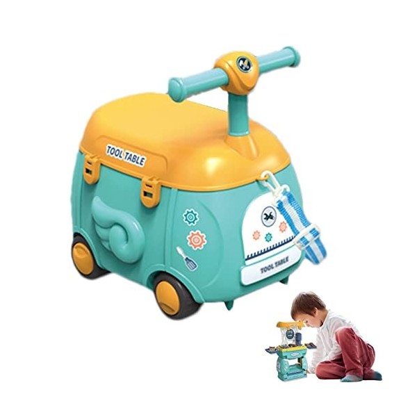 delr Jeu Pretend Kids Doctor - Amusant Enfants Jouet Maquillage Médecin Outil Chariot Sac Ensemble - Imitation Role Play Fami