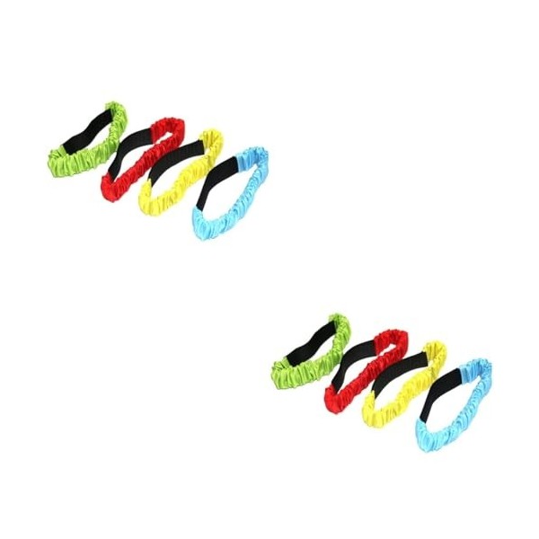 Toyvian 24 Pièces 3 Attaches pour Enfants Bandes De Course À Trois Pattes 3 Sangles De Course À Pattes Jeux De Course De Rela