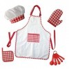 BESTonZON 1 Ensemble Tablier De Cuisine pour Enfants Outils pour Garçons Ensemble De Gril pour Enfants Ensembles De Grillades