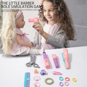 Mgichoom Ensemble de Jeu pour Salon de Coiffure pour,Jouets de Jeu de Simulation de Coiffure pour Petites Filles | Jouets de 
