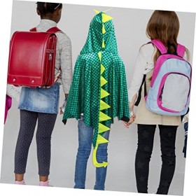 Toyvian 2 Pièces Dinosaure Cape À Capuche Enfant Tenue De Bal Décor Jeu De Rôle Tenues Halloween Dinosaure Costume Dinosaure 