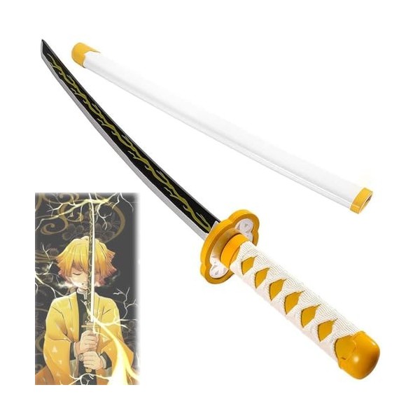 Anime Katana Cosplay Épée,Katana Inspiré Demon Slayer Épée 104 Cm 41 Pouces Pour Kamado Tanjiro,Enfants Replique Epee Sabre L