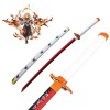 Anime Katana Cosplay Épée,Katana Inspiré Demon Slayer Épée 104 Cm 41 Pouces Pour Kamado Tanjiro,Enfants Replique Epee Sabre L