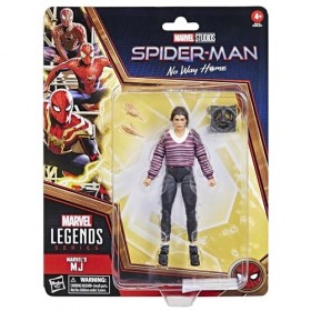 Hasbro Marvel Legends Series, Figurine Marvels MJ de 15&nbsp;cm, Spider-Man: No Way Home, Figurines Marvel Legends