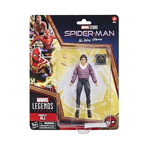 Hasbro Marvel Legends Series, Figurine Marvels MJ de 15 cm, Spider-Man: No Way Home, Figurines Marvel Legends