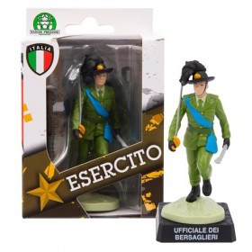 Giochi Preziosi Armée Italienne – Personnage de 8 cm représentant Officiel des cibles très détaillé en Uniforme et en Divisio