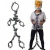 Amosfun Accessoires de prisonnier en plastique pour Halloween - Accessoires de jeu pour cosplay, déguisements dHalloween ch