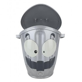 FOLOSAFENAR Ensemble de Basket-Ball Poubelle, Cerceau de But en Plastique, Assemblage Facile Mobile pour Jeu pour Tout-Petits