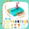 Ensemble de Cuisine évier, Jouets de Cuisine avec Jeux de Pêche, Jouets de Jeu de Rôle pour Enfants Garçons Filles de 3 Ans, 