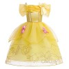 MISS & MR BM Déguisement Belle Classique enfants, Robe Princesse pour fille, Deguisement Princesse fille, fête anniversaire, 