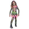 Amscan- Neon Zombie Girl Costume-Age 12-14 Years-1 Pc Deguisement Halloween Deadly, 9904782
