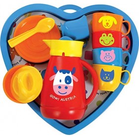 Gowi - 454-30 - Jeu DImitation - Cuisine - Service À Café + Thermos Lyon - 18 Pièces