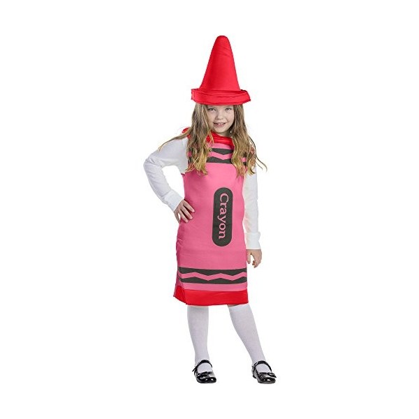 Dress Up America Costume De Crayon Pour Enfants - Costume De Crayon Rouge Pour Filles Et Garçons - Excellent Ensemble De Cost