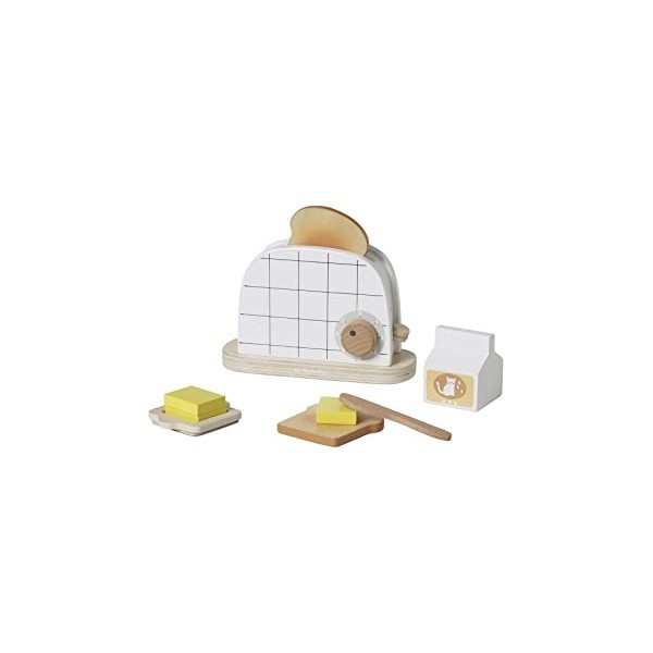 VERTBAUDET Set Toaster en Bois Multicolore TU