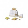 VERTBAUDET Set Toaster en Bois Multicolore TU