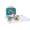 Hape Kit de Jeu de Thé avec Coffret et Accessoires de Cuisine - Pour les Enfants de 3 ans et Plus - Jeu dÉveil, Imitation et