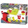 Ecoiffier Jouets 2614 - Set Expresso : Machine à café pour Enfants + Accessoires – 16 pièces & Jouets 957 - Plateau Hamburger