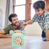 Jouet téléphone pour Enfants, téléphone Jouet pour bébé Antique innovant, Jouets téléphone à Cadran Rotatif en Bois, Imitatio